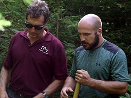 Marty Lagina and Jack Begley in The Curse of Oak Island (2014)