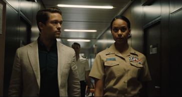 Jakob Oftebro and Nadja Sofi in Agent Hamilton (2020)