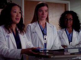 Sandra Oh, Jerrika Hinton, and Tessa Ferrer in Grey's Anatomy (2005)