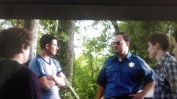 With Beau Knapp, Blake Cooper, and Sam Keeley in Measure of A Man.