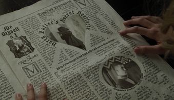 Miranda Richardson, Daniel Radcliffe, Emma Watson, and Stanislav Yanevski in Harry Potter and the Goblet of Fire (2005)