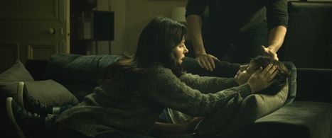 Elisha Cuthbert, Dylan Fitzmaurice Brady, and Eoin Macken in The Cellar (2022)