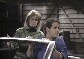 Mitchell Laurance and Carlene Watkins in The Tortellis (1987)