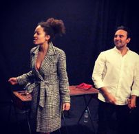 On stage as Sociopath Susanna at The Etcetera theatre for 