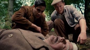 Mathew Foster with Sacha Dhawan in 'The Tractate Middoth' directed by Mark Gatiss.