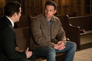 Yul Vazquez and Dylan Bruce in Midnight, Texas (2017)