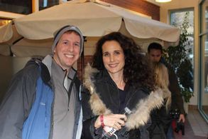Sundance Film Festival '12 (Left to right: Tim Carr, Andie MacDowell)