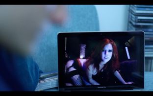 Oliver Malam and Elle Alexandra in Blaze of Gory segment 'Sick Little Boy' directed by Simon P. Edwards.