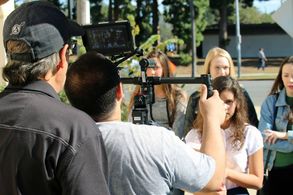 Kerry Brent Hower, SDM, Rachelle Henry, Bailey La Flam, Hannah Alicia Cox, and Myra Modregon in Unbreakable Bond (2017)