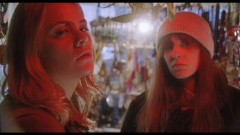 Betsey Brown and Madeline Quinn in The Scary of Sixty-First (2021)