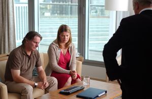 Max Herbrechter and Birge Schade in Leipzig Homicide (2001)