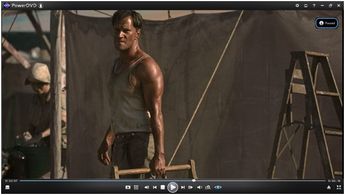 HBO Carnivale. Ep 2.4 JONSEY (Tim De Kay) talking to Clea Duval (off sight). Laura Ann Tull doing laundry to the left.