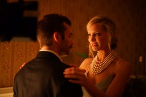 On the set of Crash Blossom