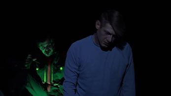 Jacob Erftemeijer and Petr Buchta in AI: Kdyz robot píse hru (2021)