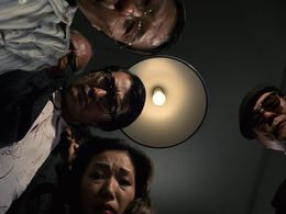 Nobuko Miyamoto and Tsutomu Yamazaki in The Funeral (1984)