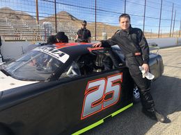 Nathan Varnson on the set of Ghost Of A Chance