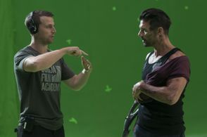 Filming at Infinite Studios in Batam, Indonesia