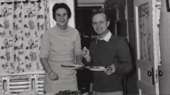 Truman Capote and Harper Lee in The Capote Tapes (2019)