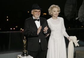 Jean-Louis Livi and Caroline Silhol at an event for The Oscars (2021)