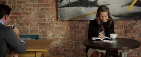 Still of Daniel Keith and Meredith May in Small World