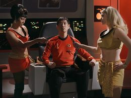 Grant Imahara, Kipleigh Brown, and Kim Stinger in Star Trek Continues (2013)