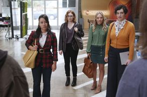 Cierra Ramirez, Seri DeYoung, Rachel Rosenbloom, and Maisie Klompus in Good Trouble (2019)