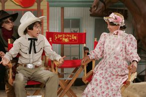 Nat Wolff and Allie DiMeco in The Naked Brothers Band (2007)