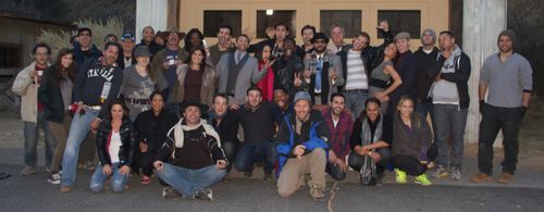 JJ Rogers Director and the crew of Rolling.