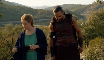 Roberto Enríquez and Manuela Vellés in Hispania, la leyenda (2010)