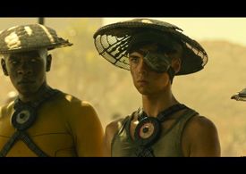 Litha Bam and Daniel Lasker in Raised by Wolves (2020)