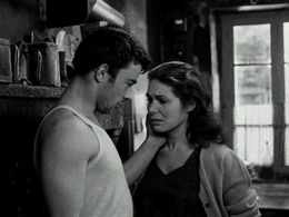 Gérard Blain and Michèle Méritz in Le Beau Serge (1958)