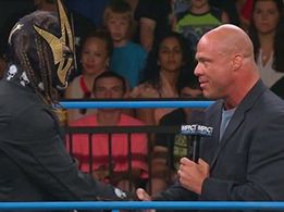 Kurt Angle and Jeff Hardy in TNA iMPACT! Wrestling (2004)