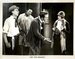 Marguerite De La Motte, Tom Forman, Charles K. Gerrard, and Charles A. Post in Off the Highway (1925)