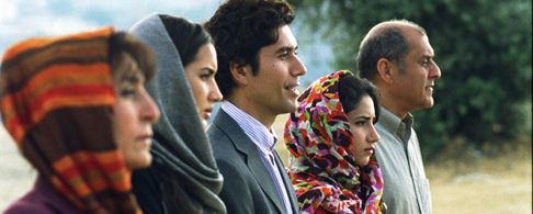 Nasrin Pakkho, Reza Sixo Safai, Sarah Kazemy, and Soheil Parsa in Circumstance (2011)