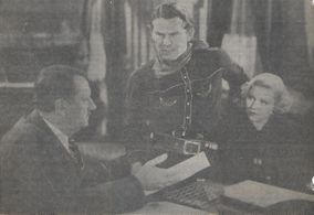 Constance Bergen, William Gould, and Guinn 'Big Boy' Williams in Big Boy Rides Again (1935)