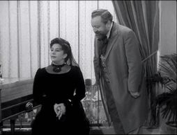 Jan Werich and Stella Zázvorková in The Bear (1961)