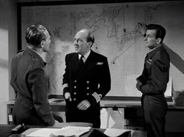 John Fabian, Michael Hordern, and Hugh Moxey in The Night My Number Came Up (1955)
