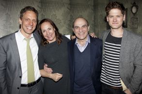 Trevor White, Laurie Metcalf, David Suchet and Kyle Soller. Press Night of Long Day's Journey Into Night, West End, Lond