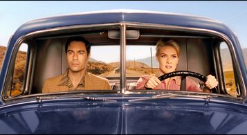 Eric McCormack and Jenni Baird in Alien Trespass (2009)