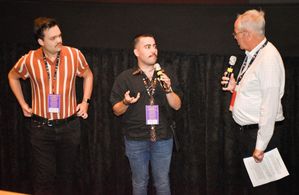 Samuel Vargas representing the short film “As I Promised You” at the 25th annual OUTShine LGBTQ+ Film Festival, Miami Ed