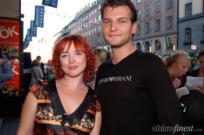 Teresa Fabik & Christian Magdu at premiere of 