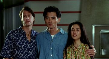 Winston Chao, May Chin, and Mitchell Lichtenstein in The Wedding Banquet (1993)