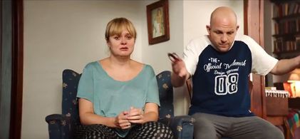 Anna Mikhalkova and Fyodor Lavrov in About Love. For Adults Only (2017)