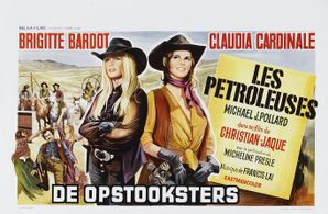 Brigitte Bardot, Claudia Cardinale, and Michael J. Pollard in The Legend of Frenchie King (1971)