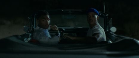 Grant Hall and Cameron J. Ross in Triggerman