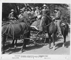 Edwin Brian, Caroline Burke, Buster Crabbe, Art Dillard, Kermit Maynard, Al St. John, and Slim Whitaker in The Mysteriou