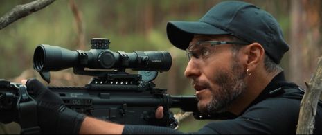 Angus McGruther as Amadi in Role Play.