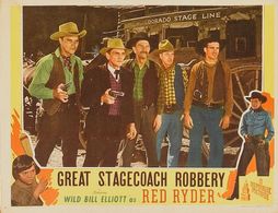 Hank Bell, Robert Blake, Bill Elliott, John James, Francis McDonald, Robert J. Wilke, and Henry Wills in Great Stagecoac