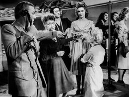 Gabrielle Dorziat and Raymond Rouleau in Paris Frills (1945)