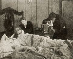 Pearl White in The Exploits of Elaine (1914)